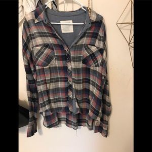 Free people plaid shirt